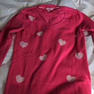 Lilly pulitzer heart sweater